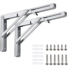 Klappkonsolen Edelstahl 40cm
