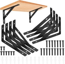 8 Stück Regalhalterungen, 90