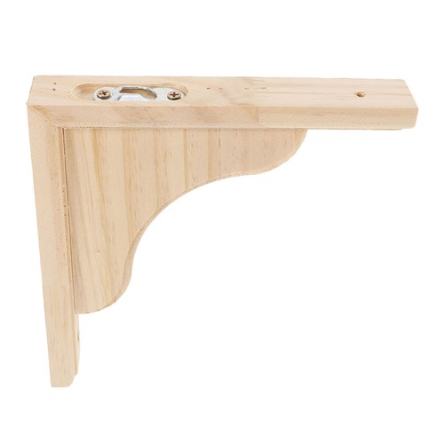 Regalhalter holz konsolen aus - regalhalter,